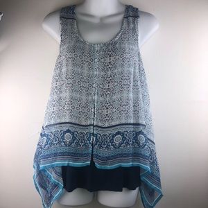 AB Studio sleeveless top size small